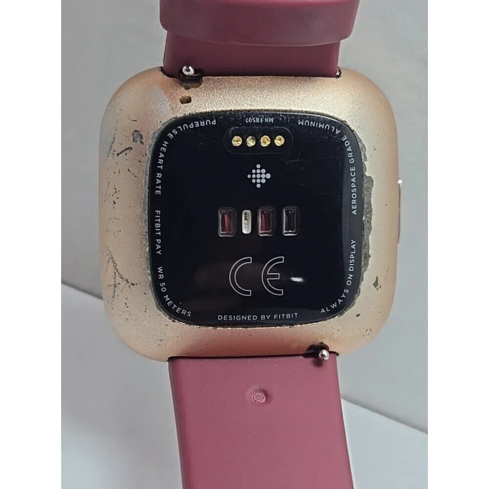 Fitbit Versa 2 Smartwatch Gray 40mm Alexa WR50M Always On Display No Charger